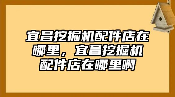 宜昌挖掘機配件店在哪里，宜昌挖掘機配件店在哪里啊