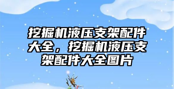 挖掘機液壓支架配件大全，挖掘機液壓支架配件大全圖片