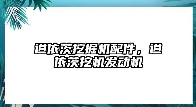 道依茨挖掘機(jī)配件，道依茨挖機(jī)發(fā)動機(jī)