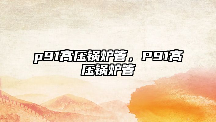 p91高壓鍋爐管，P91高壓鍋爐管