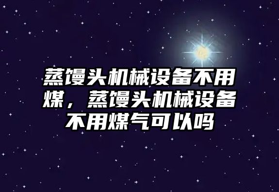 蒸饅頭機械設備不用煤，蒸饅頭機械設備不用煤氣可以嗎