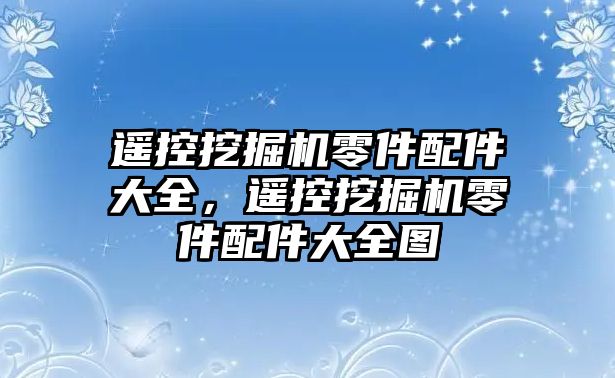 遙控挖掘機零件配件大全，遙控挖掘機零件配件大全圖