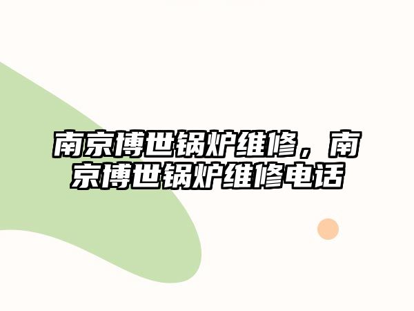 南京博世鍋爐維修，南京博世鍋爐維修電話