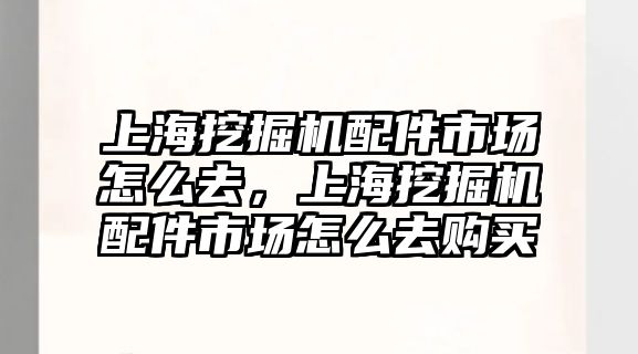 上海挖掘機配件市場怎么去，上海挖掘機配件市場怎么去購買