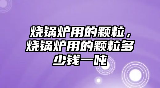 燒鍋爐用的顆粒，燒鍋爐用的顆粒多少錢一噸