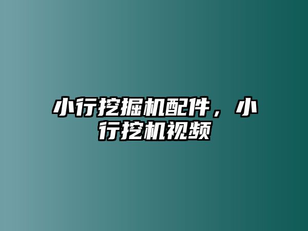 小行挖掘機(jī)配件，小行挖機(jī)視頻