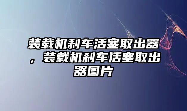 裝載機(jī)剎車活塞取出器，裝載機(jī)剎車活塞取出器圖片