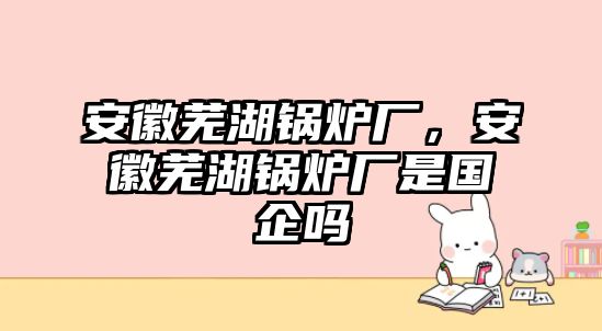 安徽蕪湖鍋爐廠，安徽蕪湖鍋爐廠是國(guó)企嗎