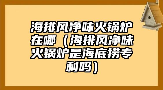 海排風(fēng)凈味火鍋爐在哪（海排風(fēng)凈味火鍋爐是海底撈專利嗎）