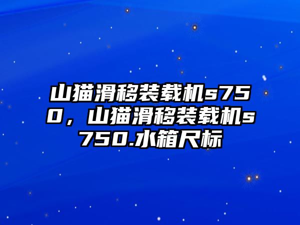 山貓滑移裝載機(jī)s750，山貓滑移裝載機(jī)s750.水箱尺標(biāo)