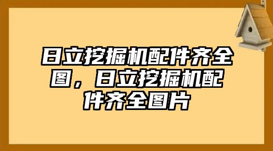 日立挖掘機(jī)配件齊全圖，日立挖掘機(jī)配件齊全圖片