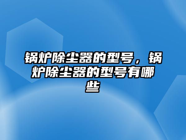 鍋爐除塵器的型號，鍋爐除塵器的型號有哪些