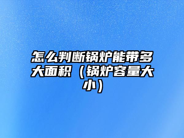 怎么判斷鍋爐能帶多大面積（鍋爐容量大?。?/>	
								</i>
								<p class=