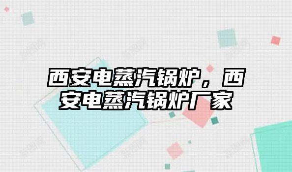 西安電蒸汽鍋爐，西安電蒸汽鍋爐廠家