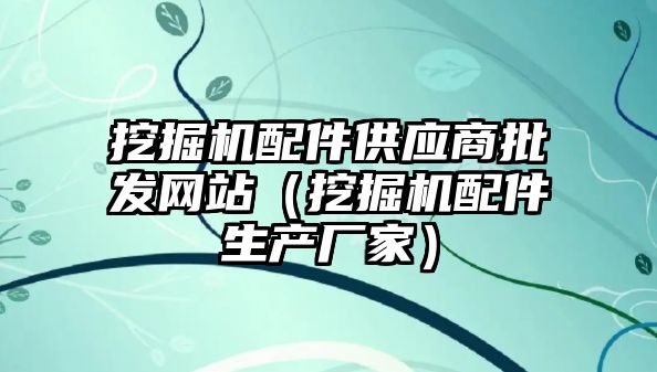 挖掘機配件供應商批發(fā)網(wǎng)站（挖掘機配件生產(chǎn)廠家）