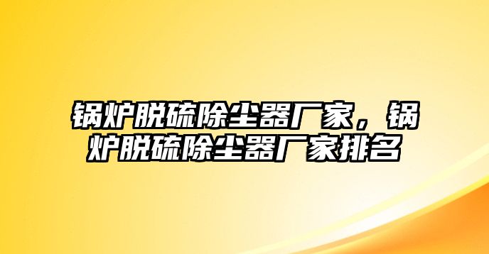 鍋爐脫硫除塵器廠家，鍋爐脫硫除塵器廠家排名