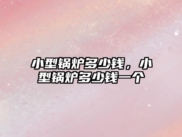 小型鍋爐多少錢，小型鍋爐多少錢一個