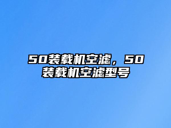 50裝載機(jī)空濾，50裝載機(jī)空濾型號