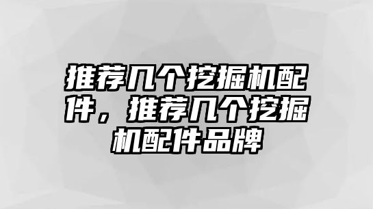 推薦幾個(gè)挖掘機(jī)配件，推薦幾個(gè)挖掘機(jī)配件品牌