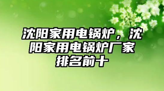 沈陽(yáng)家用電鍋爐，沈陽(yáng)家用電鍋爐廠家排名前十