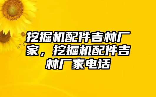 挖掘機配件吉林廠家，挖掘機配件吉林廠家電話