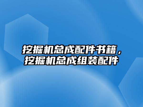 挖掘機(jī)總成配件書籍，挖掘機(jī)總成組裝配件