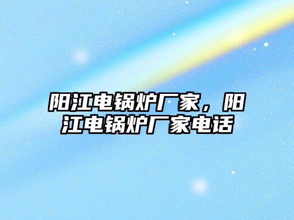 陽(yáng)江電鍋爐廠家，陽(yáng)江電鍋爐廠家電話