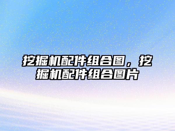 挖掘機配件組合圖，挖掘機配件組合圖片