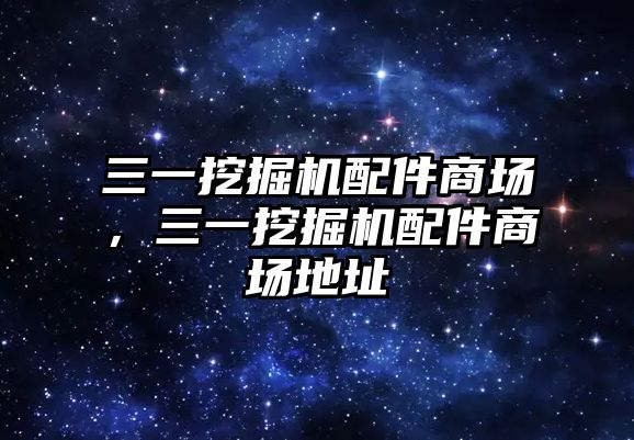 三一挖掘機(jī)配件商場，三一挖掘機(jī)配件商場地址