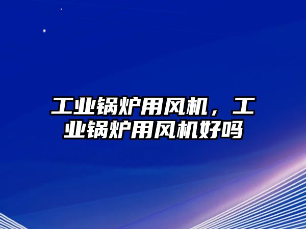 工業(yè)鍋爐用風(fēng)機(jī)，工業(yè)鍋爐用風(fēng)機(jī)好嗎