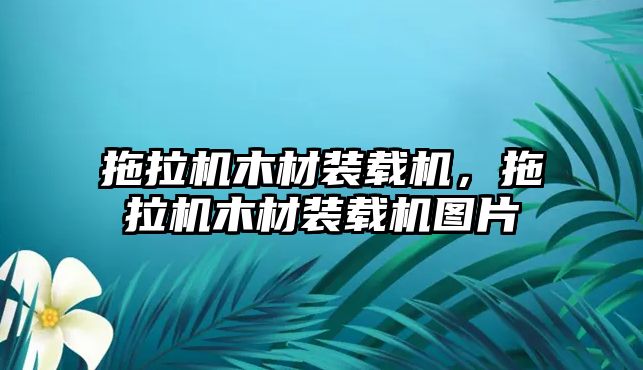 拖拉機木材裝載機，拖拉機木材裝載機圖片