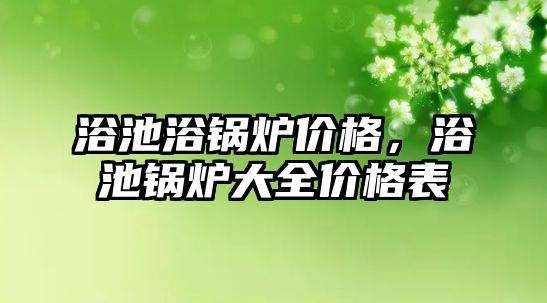 浴池浴鍋爐價格，浴池鍋爐大全價格表