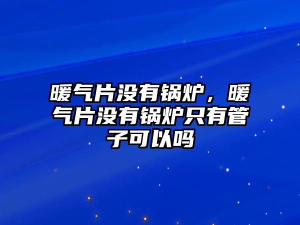 暖氣片沒有鍋爐，暖氣片沒有鍋爐只有管子可以嗎