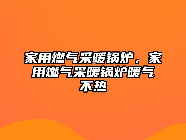 家用燃氣采暖鍋爐，家用燃氣采暖鍋爐暖氣不熱