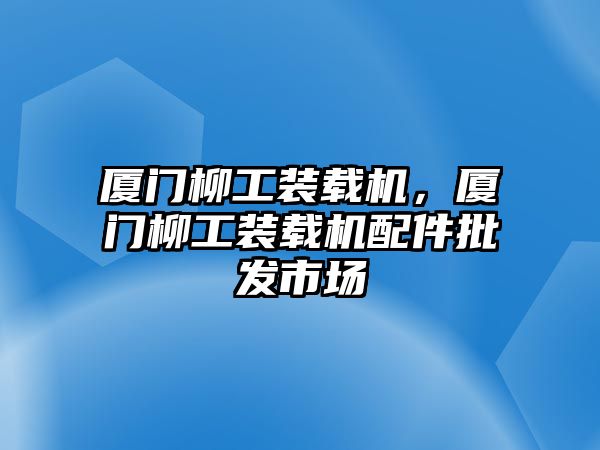 廈門柳工裝載機，廈門柳工裝載機配件批發(fā)市場