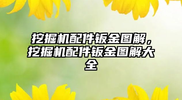 挖掘機配件鈑金圖解，挖掘機配件鈑金圖解大全