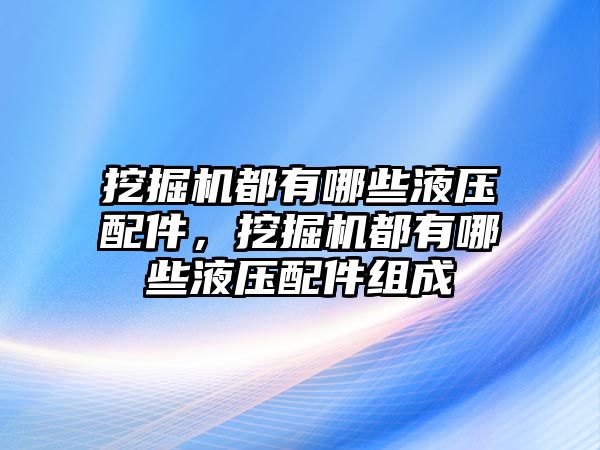 挖掘機(jī)都有哪些液壓配件，挖掘機(jī)都有哪些液壓配件組成