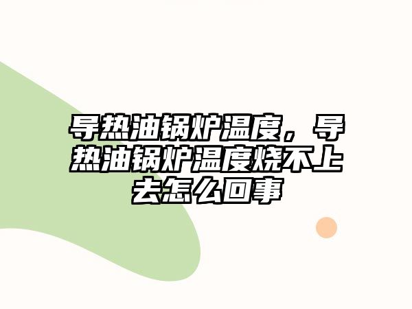 導(dǎo)熱油鍋爐溫度，導(dǎo)熱油鍋爐溫度燒不上去怎么回事