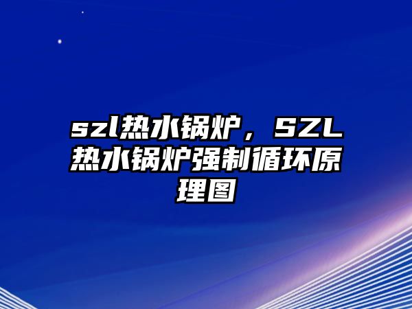 szl熱水鍋爐，SZL熱水鍋爐強制循環(huán)原理圖