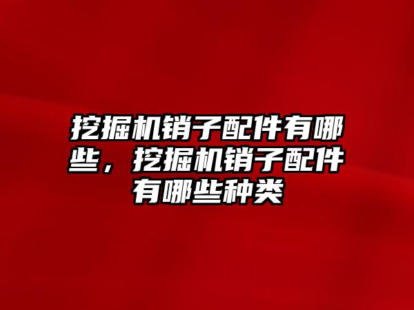 挖掘機(jī)銷子配件有哪些，挖掘機(jī)銷子配件有哪些種類