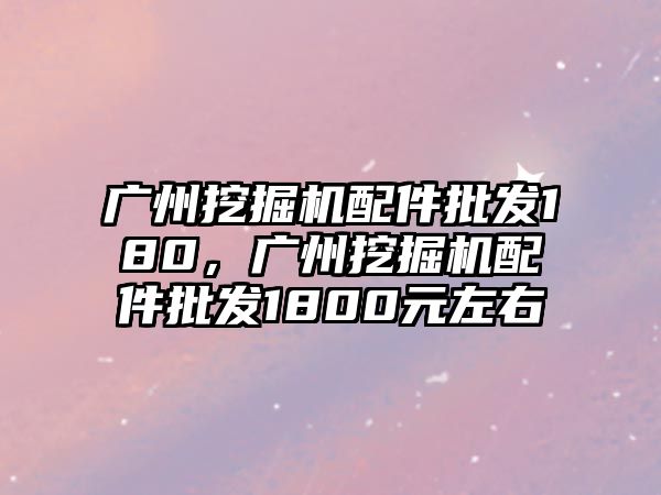 廣州挖掘機配件批發(fā)180，廣州挖掘機配件批發(fā)1800元左右