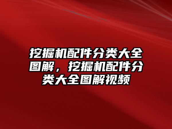 挖掘機配件分類大全圖解，挖掘機配件分類大全圖解視頻