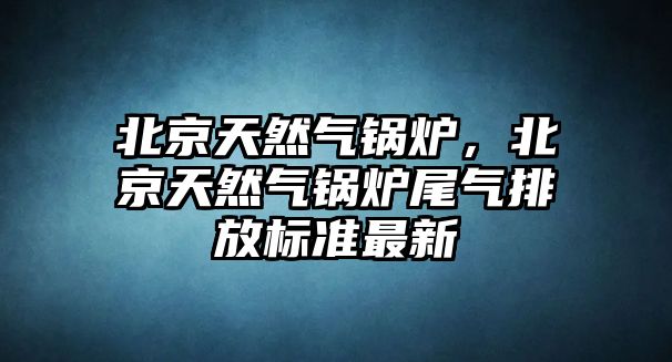 北京天然氣鍋爐，北京天然氣鍋爐尾氣排放標(biāo)準(zhǔn)最新