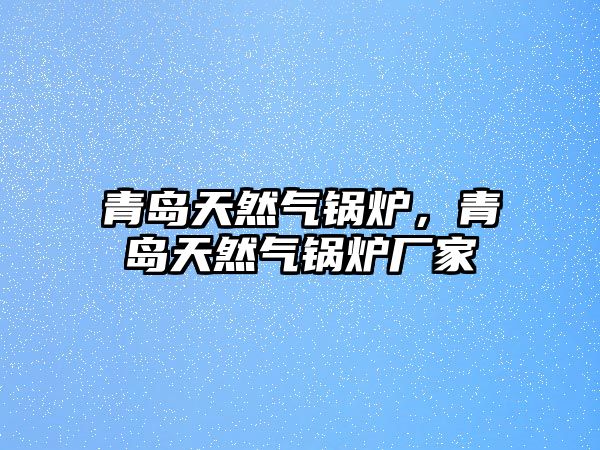 青島天然氣鍋爐，青島天然氣鍋爐廠家