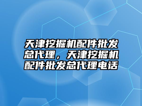 天津挖掘機配件批發(fā)總代理，天津挖掘機配件批發(fā)總代理電話