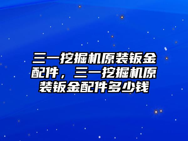 三一挖掘機原裝鈑金配件，三一挖掘機原裝鈑金配件多少錢