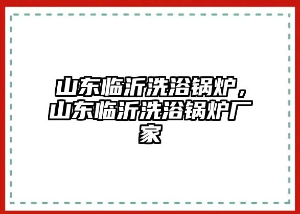 山東臨沂洗浴鍋爐，山東臨沂洗浴鍋爐廠家