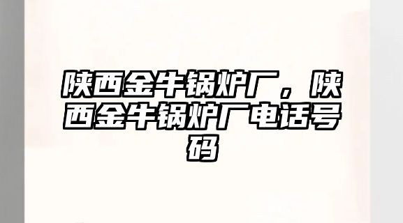 陜西金牛鍋爐廠，陜西金牛鍋爐廠電話號碼