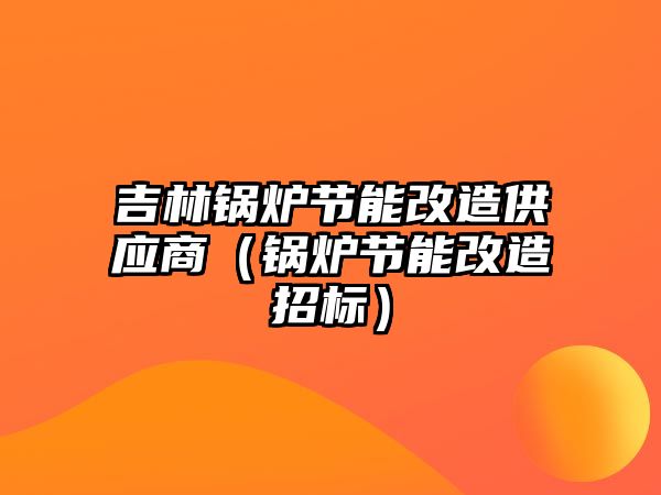 吉林鍋爐節(jié)能改造供應(yīng)商（鍋爐節(jié)能改造招標(biāo)）