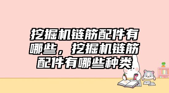 挖掘機(jī)鏈筋配件有哪些，挖掘機(jī)鏈筋配件有哪些種類